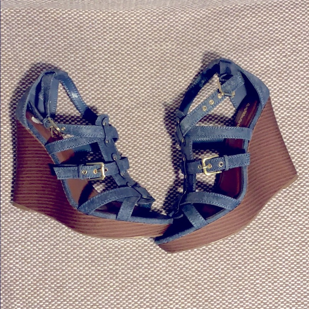 Wedged heels